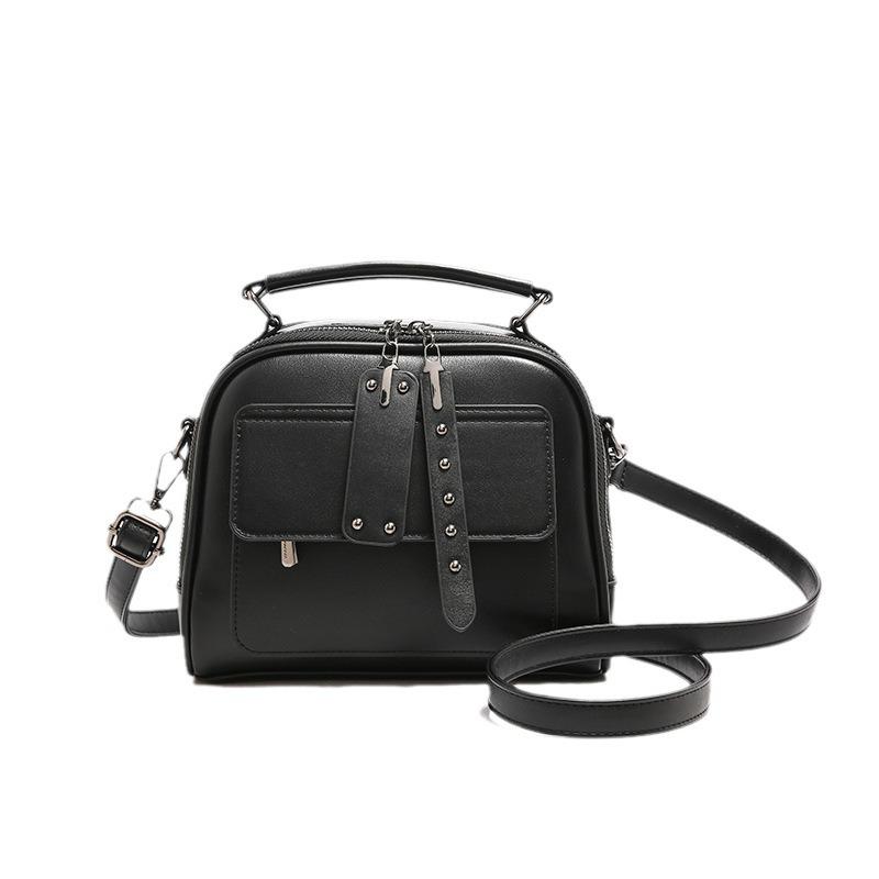Handbag bag Women's messenger bag Fashion versatile high-end niche design Multi-layer practical women's bag tide