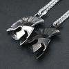 Vintage 3D Style Spartan Warrior Pendant Necklace Stainless Steel Fashion Unique Warriors Helmet Necklace For Men Amulet Jewelry