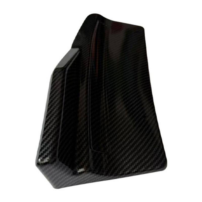 Universal Plastic Rear Diffuser Side Spats with Carbon Fiber Finish Vehicle Rear Bumper Corner Guards for Active Styling