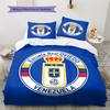 Real Oviedo Patronen Beddengoed Huisdecoratie Verjaardagscadeau (1 dekbedovertrek + 2 kussenslopen, zonder binnenkussen)