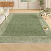 Carpet for Living Room Carpet Machine Washable Anti-slip Floor Mat French Persian Green Rug Large Size Home Decor Rugs Alfombra