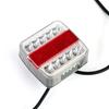 1 Set Universal 12V 10m  LED Rear Towing Tail Light Trailer 7 Pin Brake Stop Lamp License Number Plate Reflector Waterproof