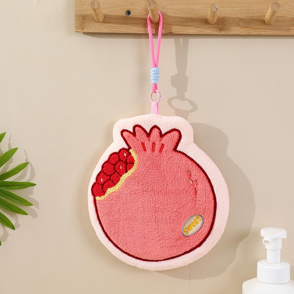Adorable Fruit-Themed Hand Towels for Kitchen & Bathroom - Creative Souvenir for Kids