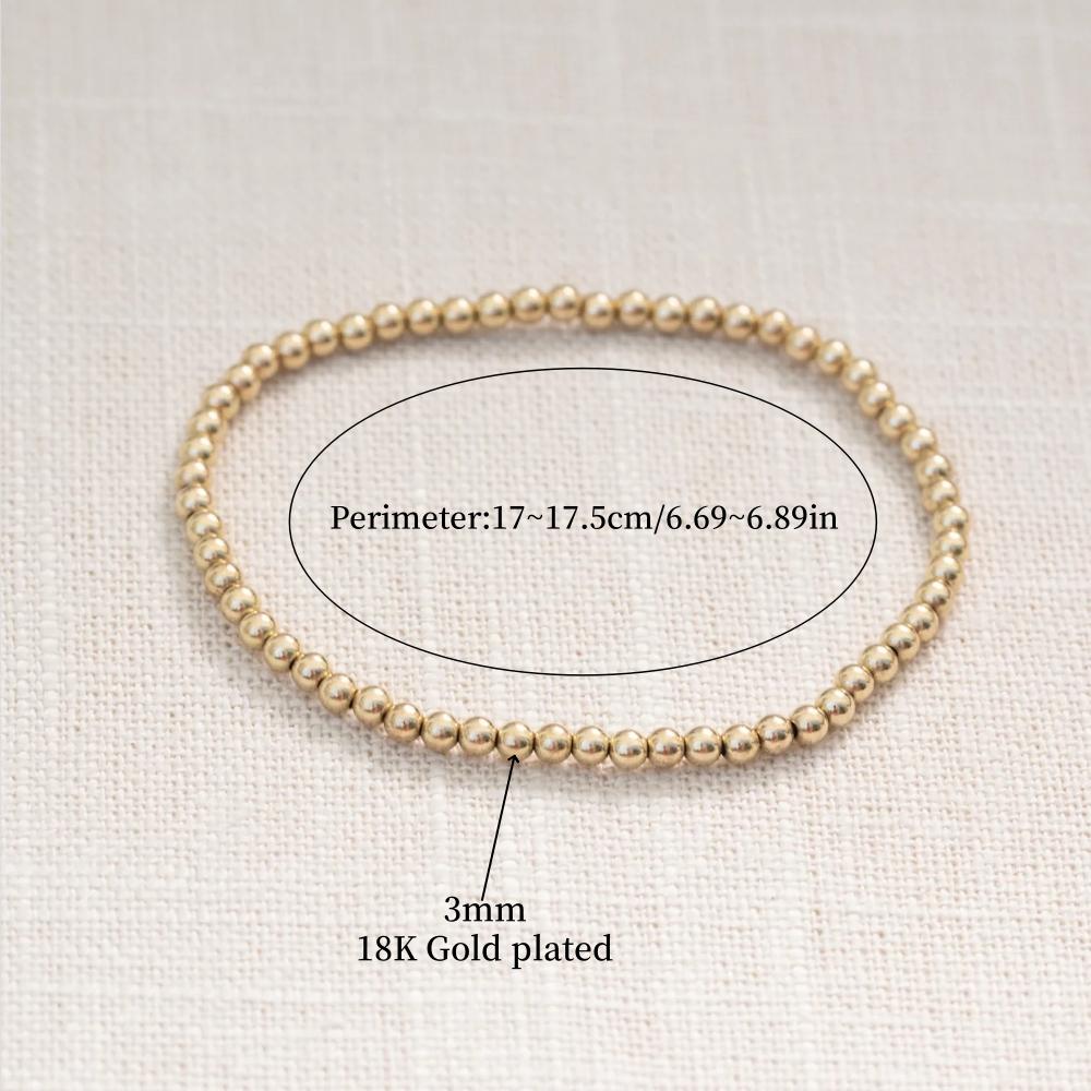 

Vlen Fan Shell Scallop Bracelet for Women Gold Plated 18 K Ball Beaded Bracelet Classic Jewelry Minimalist Pulseras Mujer