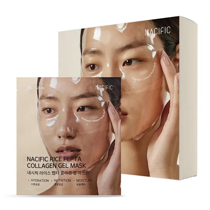 Nespic Rice Pepta Collagen Gel Mask 4 Sheets