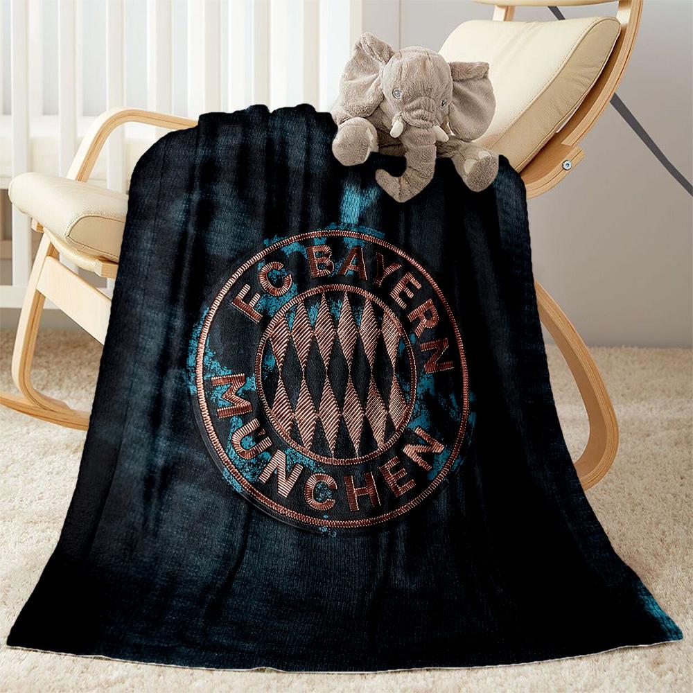 Bayern Munich Blanket Durable Comfort Great for Chair Bed Sofa Four Seasons Universal Digital Print Suitable for Gifting Relatives and Friends