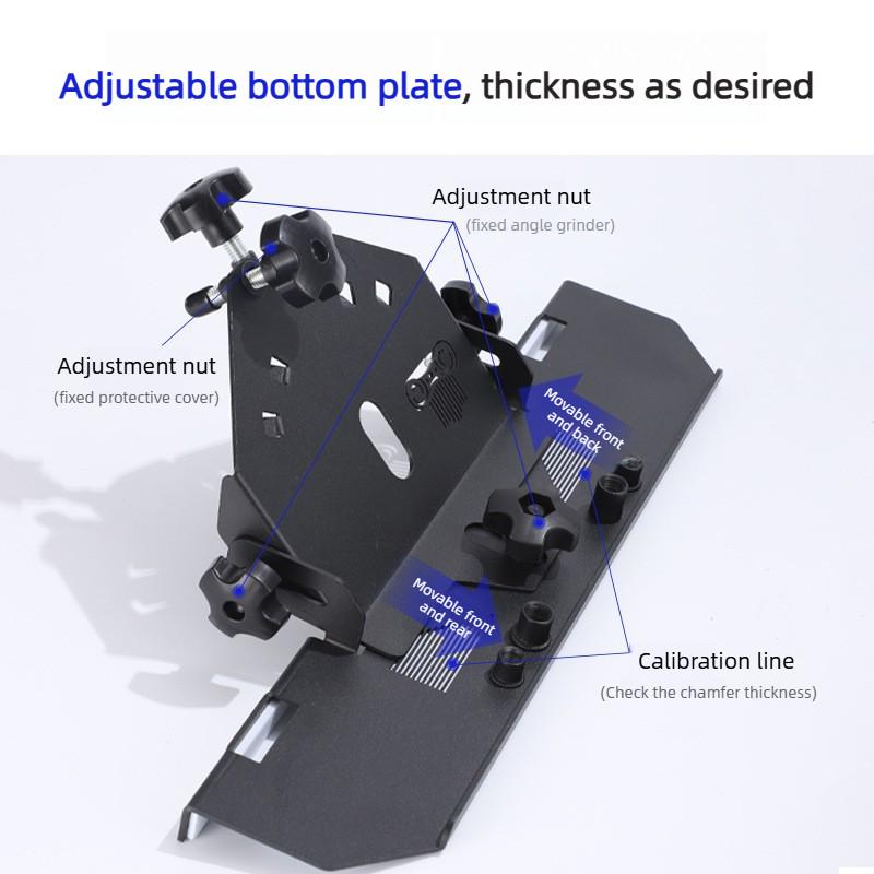 45 Degree Cutting Tool Small Edging Machine Chamfer Bracket Portable Angle Grinder Angle Tile Chamfering Machine
