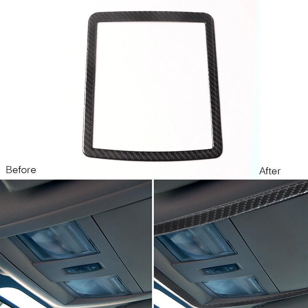 For Chrysler 300 05-07 Carbon Fiber Interior Reading Light Lamp Panel Cover Trim
