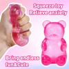 New Cute Little Bear Maltose Pinch Stress Relief Ball Stress Relief Toy Pinch Music  Slow Rebound