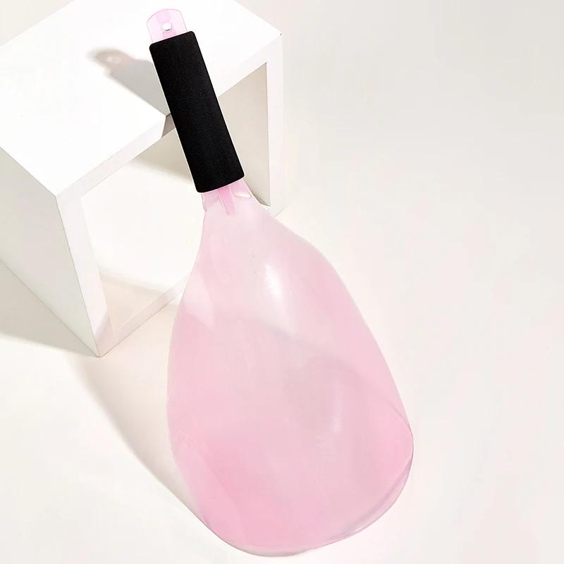 Friseur Kunststoff Gesichtsspray-Schutz Haarschneidende Maske Schützt Augen Schild mit Griff Haarspray-Maske für Zuhause Friseursalon