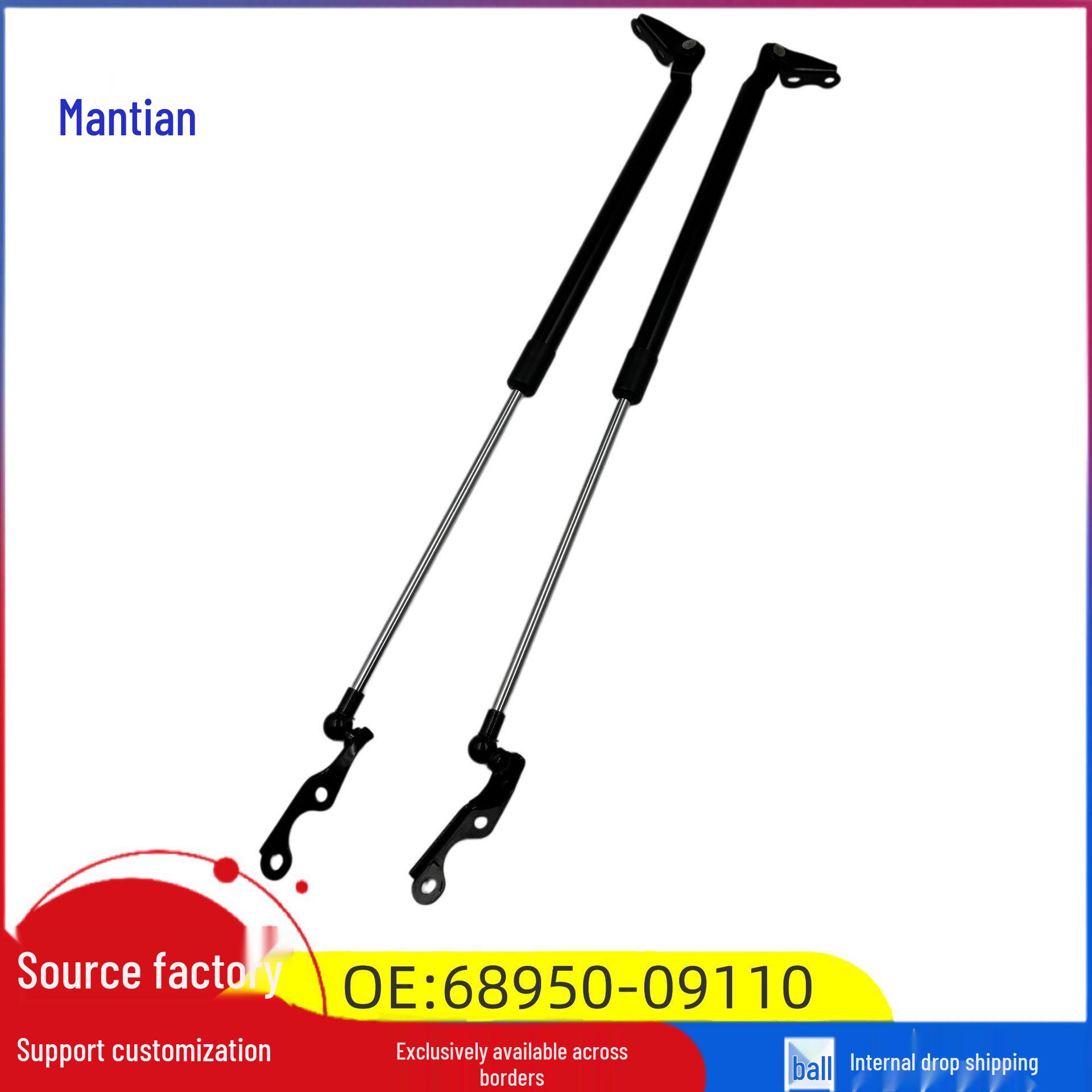 Car Rear Door Struts for Toyota Yaris 68950-09110 & 68960-09110 Right Hand