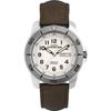 Timex Mens Expedition Brown Leather Sport Watch