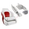 Fold Up Boat Seat Hinge Deformation Resistant Anti Pinch 120 Deg Folding Boat Seat Mounting Hinge Long Lifespan for Yacht