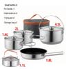 Stainless Steel Camping Cookware Set
