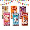 2026 Chinese Red Envelope 6pcs Creative 3D Color Printing Embroidery Red Envelope New Year Auspicious Red Money Envelopes