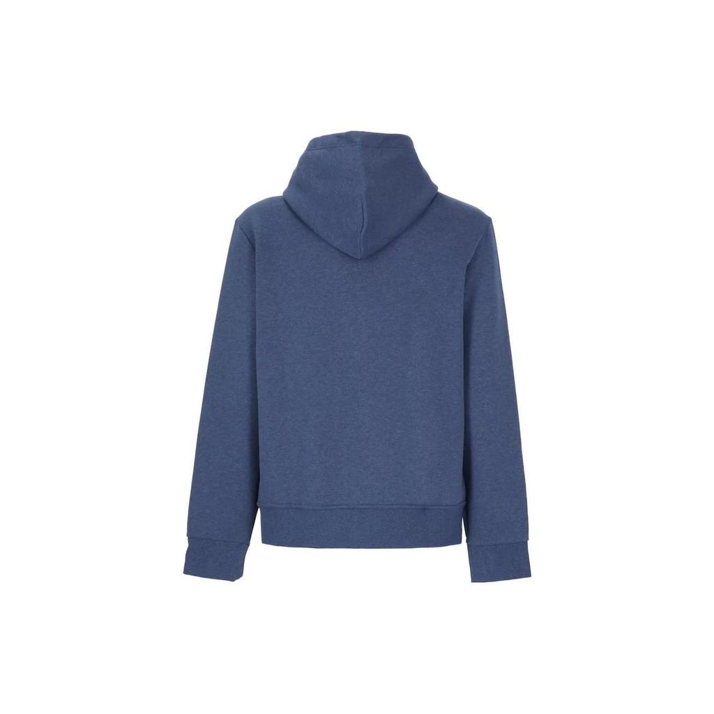 Ralph Lauren Solid Color Hooded Zip Long Sleeve Sweatshirt Men Tops Blue 710881517-016