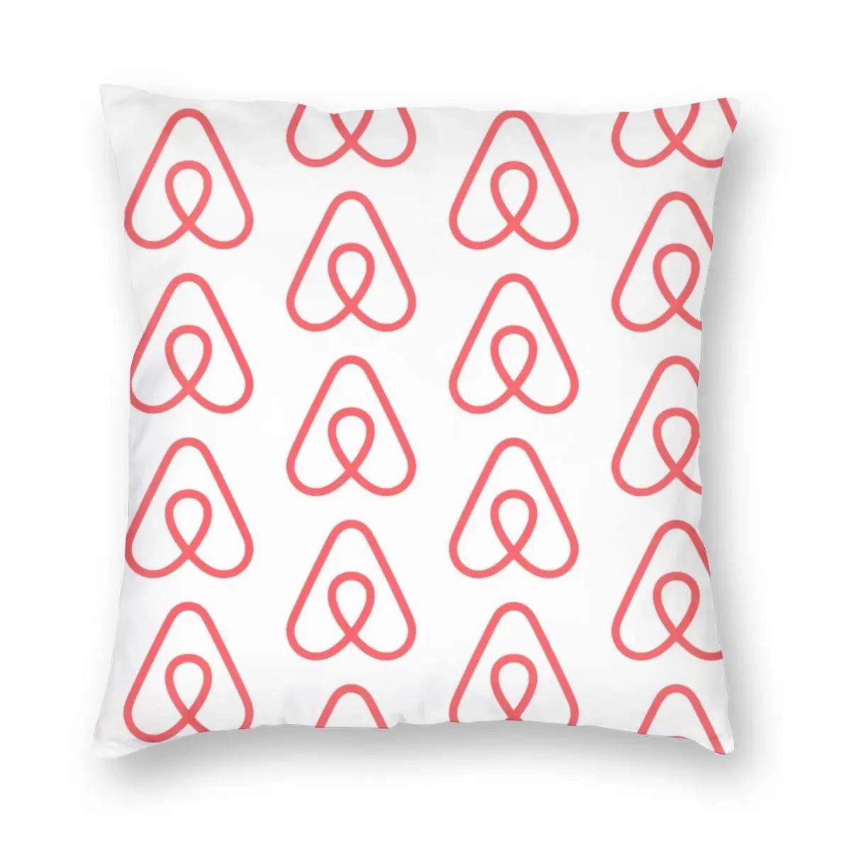 

Airbnb Logo And Pattern Pillowcase Polyester Printed Zip Decor Pillow Case Bed Cushion Cover Wholesale 16x16Inch