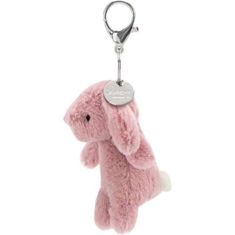 Jellycat Bonnie Rabbit Series Shy Tulip Pink Doll Plush Pendant 8cm High