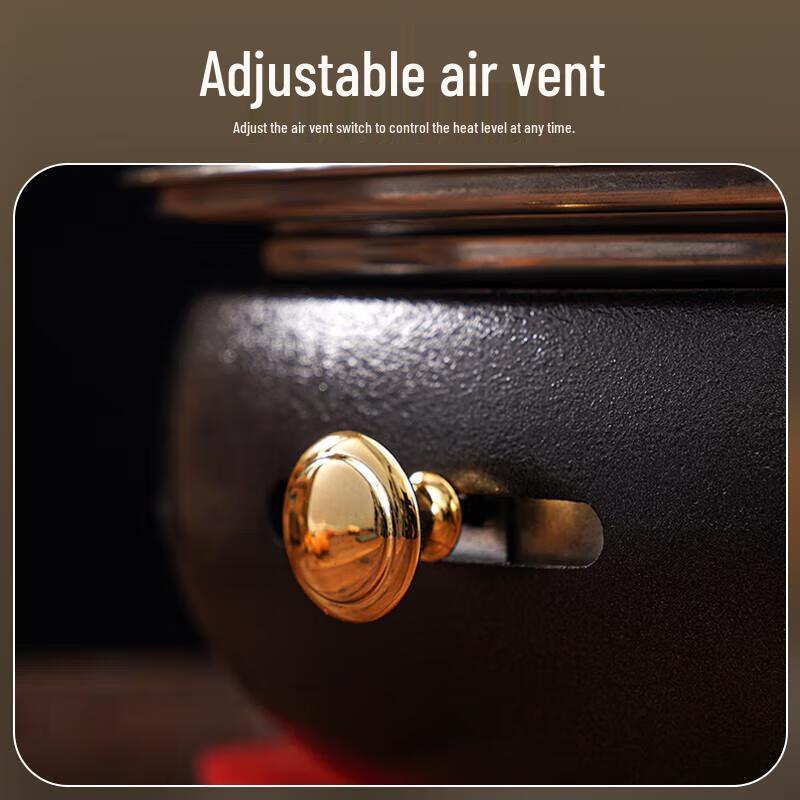 Jundingying Cast Iron BBQ Grill with Non-stick Pan