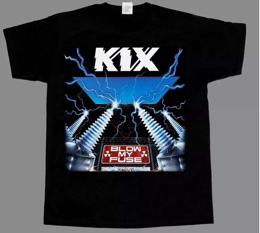 

KIX BLOW MY FUSE NEW BLACK T-SHIRT 3XL 4XL 5XL Unisex T-Shirt XXXL