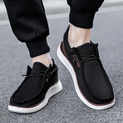 Mocassini Estivi Traspiranti da Uomo Leggeri Casual Slip-on Scarpe Antiscivolo Comode per Esterno Vulcanizzate Scarpe da Tempo Libero per Uomo
