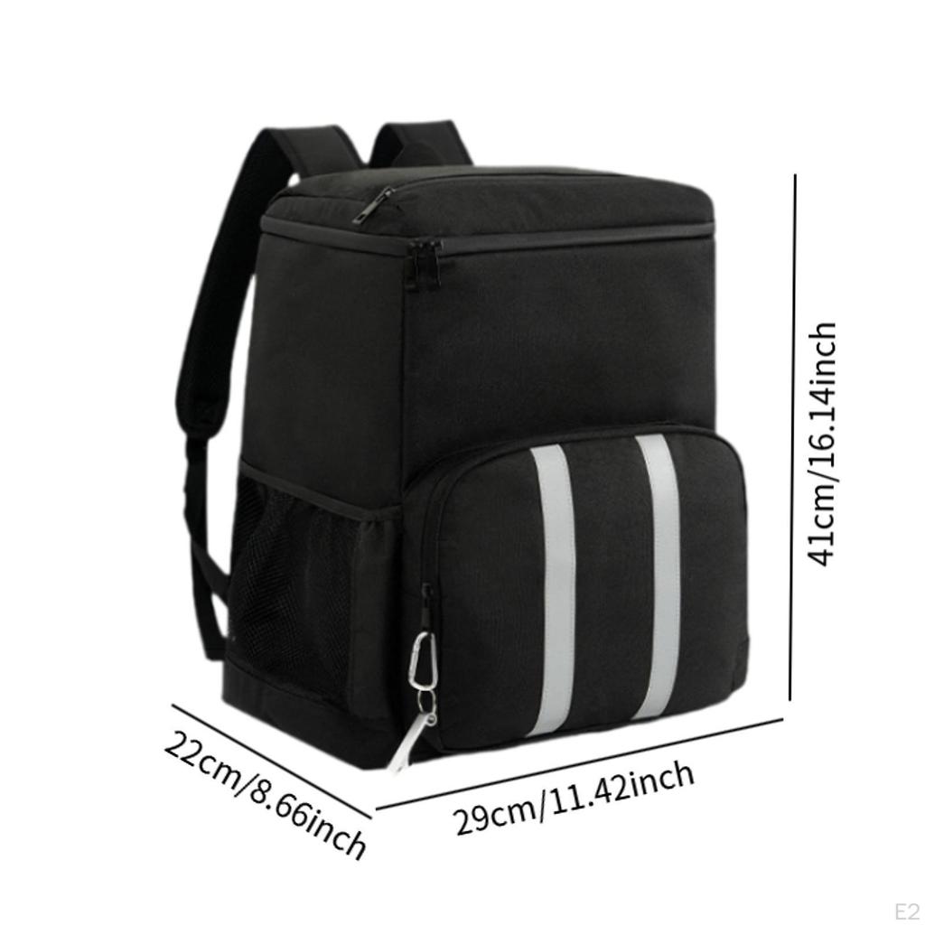 Food Carrier Backpack with Insulation, Portable Picnic Container for Hiking and Travel