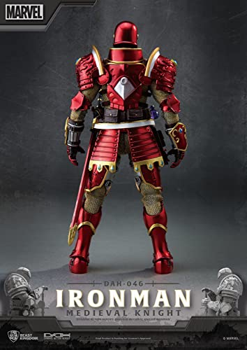 Dynamic Action Heroes Marvel Comics Iron Man (Medieval Knight) #046 Non-Scale Figure Red