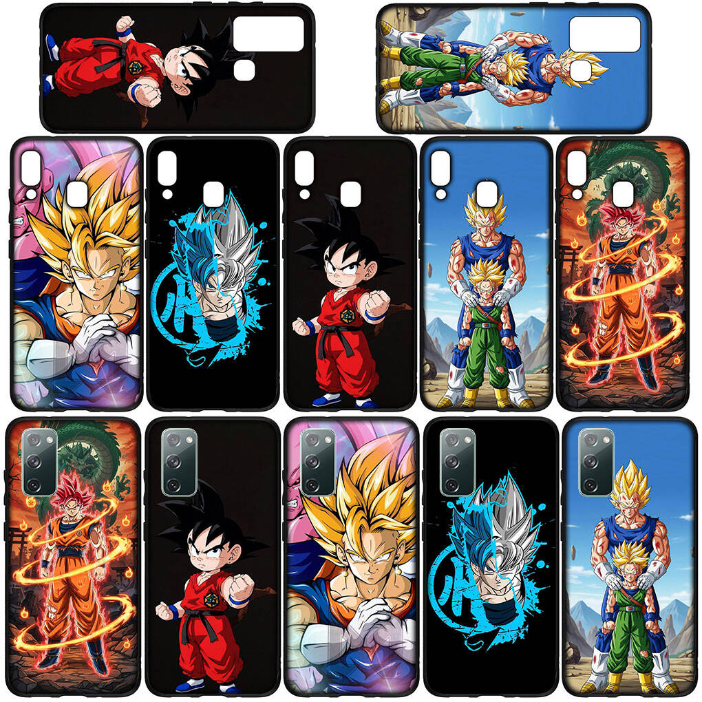 Phone Case for iPhone 17 15 16 Plus Redmi Note 14 12 11 13 Pro Max Huawei P30 P20 Lite OPPO A60 A40 A80 A54 Son Gokus Comics Dragon Vegeta Ball Cover