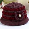 Cappello Invernale da Donna Cappello di Cotone da Mamma Cappello Lavorato a Maglia Antivento da Donna Inverno Perla Caldo Spesso Cappello di Lana