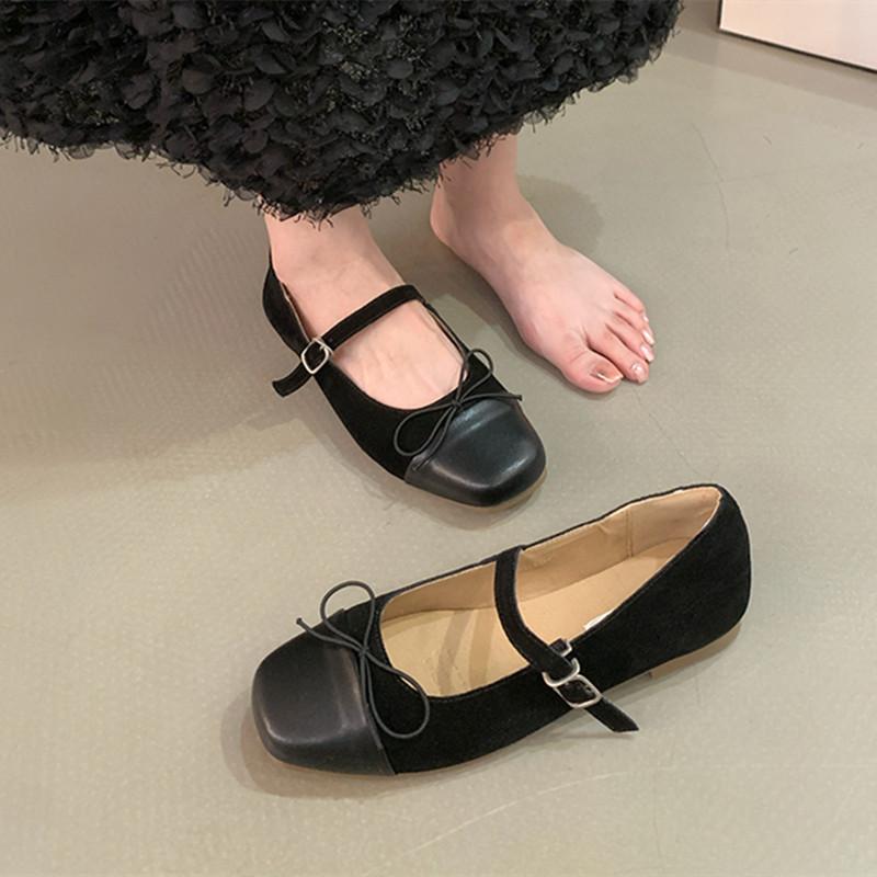 

Bailamos New Brand Women Flats Soft Leather Eelgant Dress Shoes Round Toe Shallow Slip On Ladies Casual Ballet Shoes Mujer 35