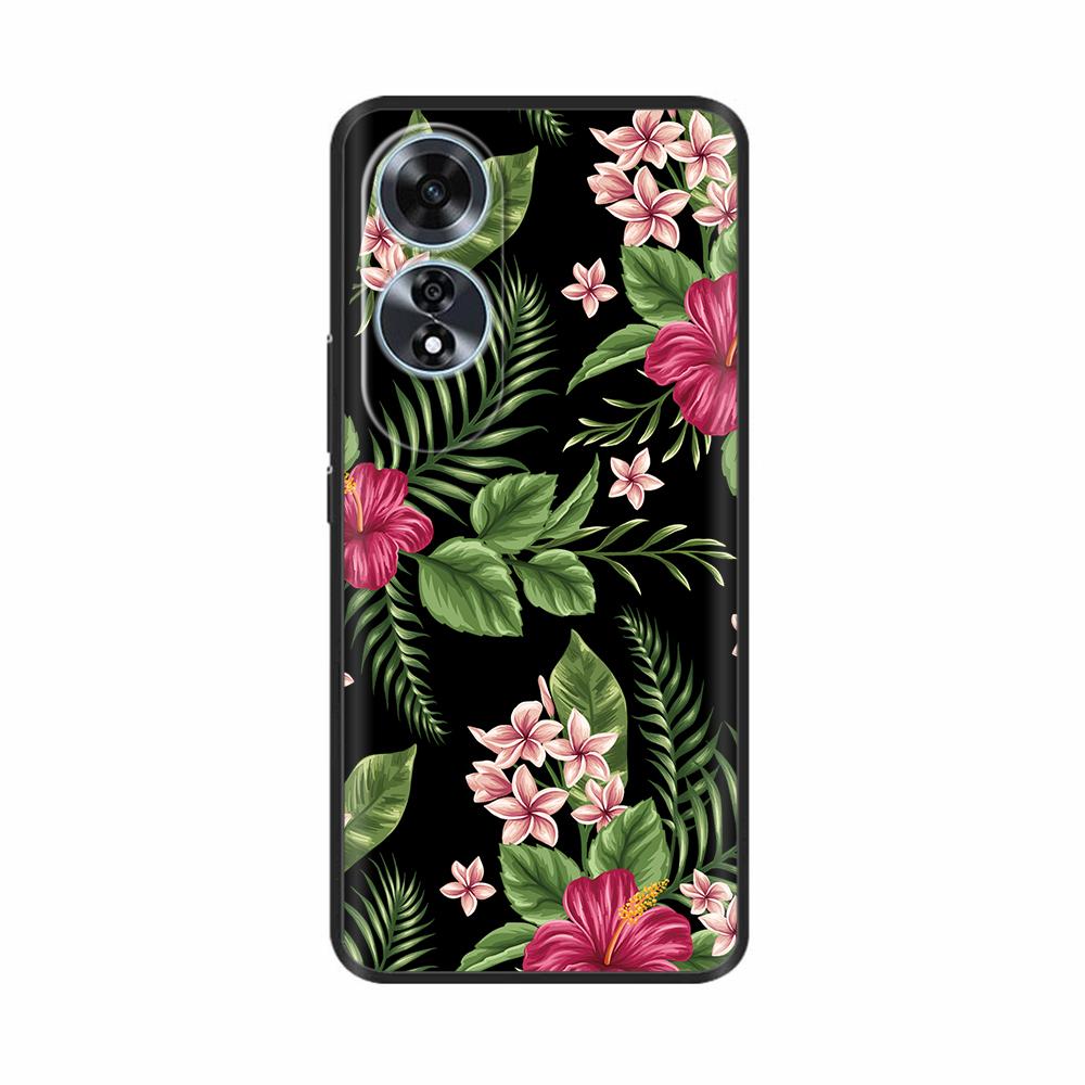 For Oppo A60 4G Case Love Heart Butterfly Soft Silicone Painted Back Cover For Oppo A60 OppoA60 4G Phone Shell Housing Fundas