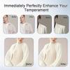 Épaulette en Éponge Couture Épaule Noir Blanc Nude Rembourrage d'Épaule Coudre DIY Veste Mariage T-Shirt Mode Vêtement