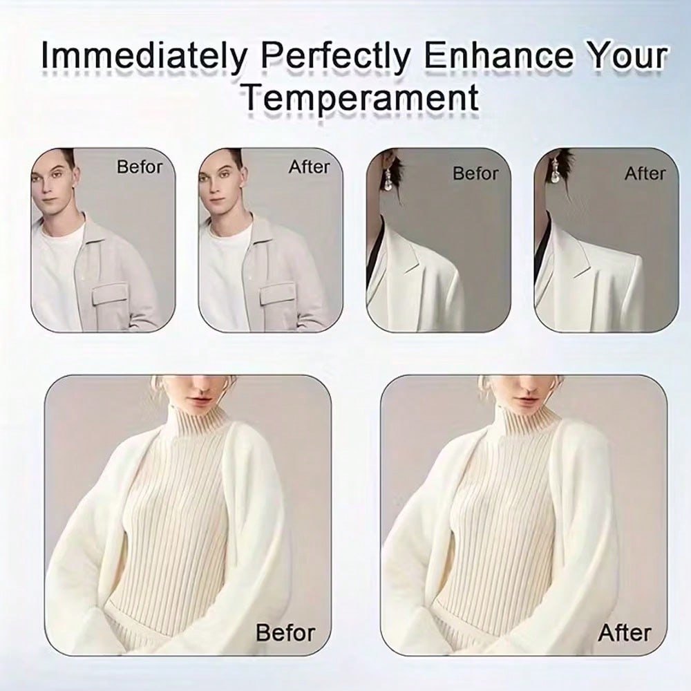 Épaulette en Éponge Couture Épaule Noir Blanc Nude Rembourrage d'Épaule Coudre DIY Veste Mariage T-Shirt Mode Vêtement
