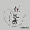 HermoBlock Einlassverbinder & Dichtung & Abstandshalter & Gabel D8mm Set für Wasserheizelement passend für Philips Kaffeemaschine 422224777123