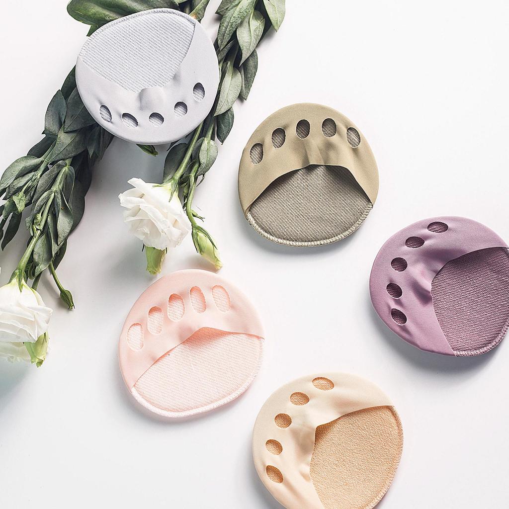 Shock-Absorbing Fingerless Socks: Pain-Proof Invisible Forefoot Pads for High Heels