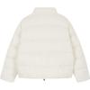 Calvin Klein Solid Color Loose Fit Stand Collar Zipper Down Long Sleeve Jacket Men Jacket White J400469YBI