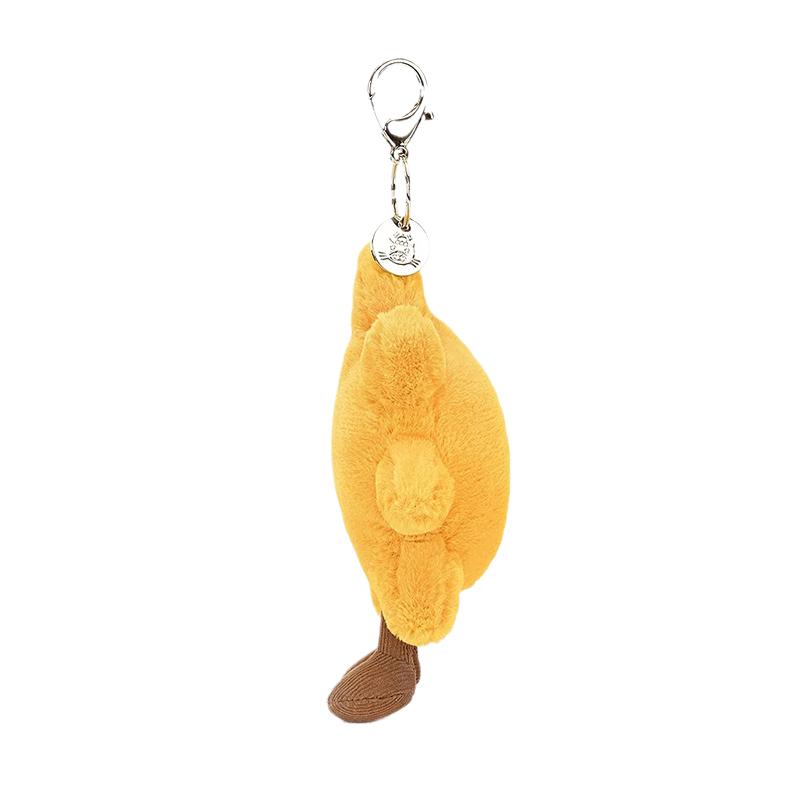 Jellycat Fun Items Series Sun Bag Charm Yellow Doll Plush Pendant 14cm Height