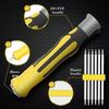 12 in 1 Screwdriver Set Multifunctional Cross Flat Shaped Screwdriver Head Precision Handheld Maintenance Tool