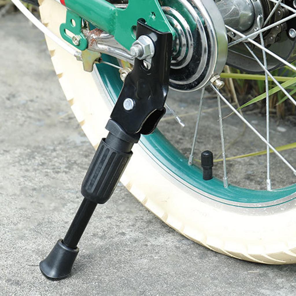 Kids Bike Kickstand 12/14/16/18/20 In Single-Side Stand Bicycles Stand Support Adjustable Childrens Bike Side Kickstand