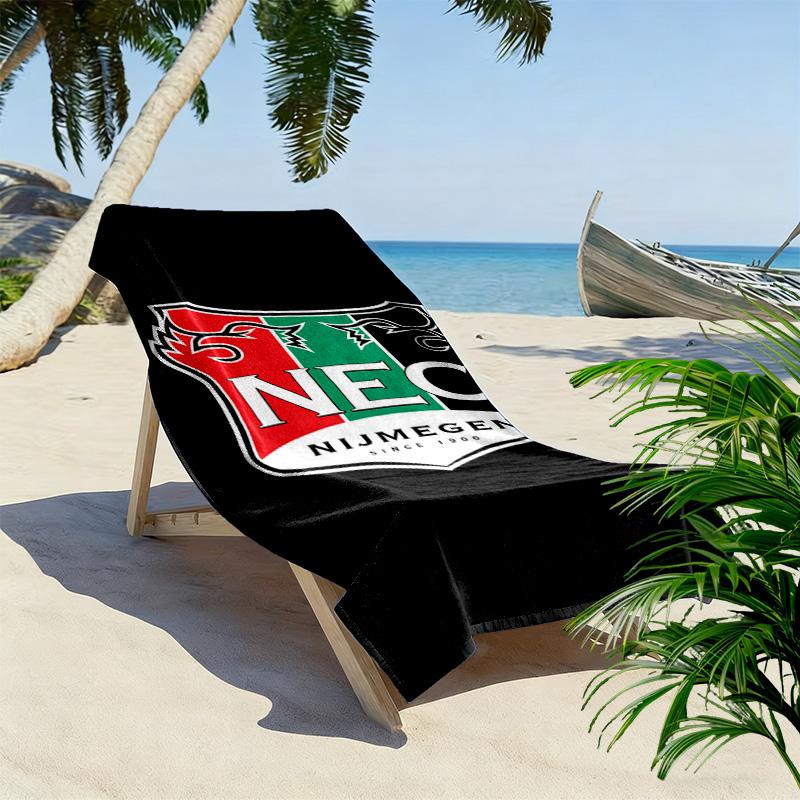 Asciugamano da Spiaggia NEC Nijmegen Stampa Piatta 2D, Asciugamano Grande Morbido Asciugatura Rapida per Spiaggia Campeggio Nuoto