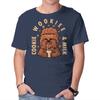 Unisex Crew Neck T-Shirt Cookie Wookee And Milk Graphic Short Sleeve Casual Tee