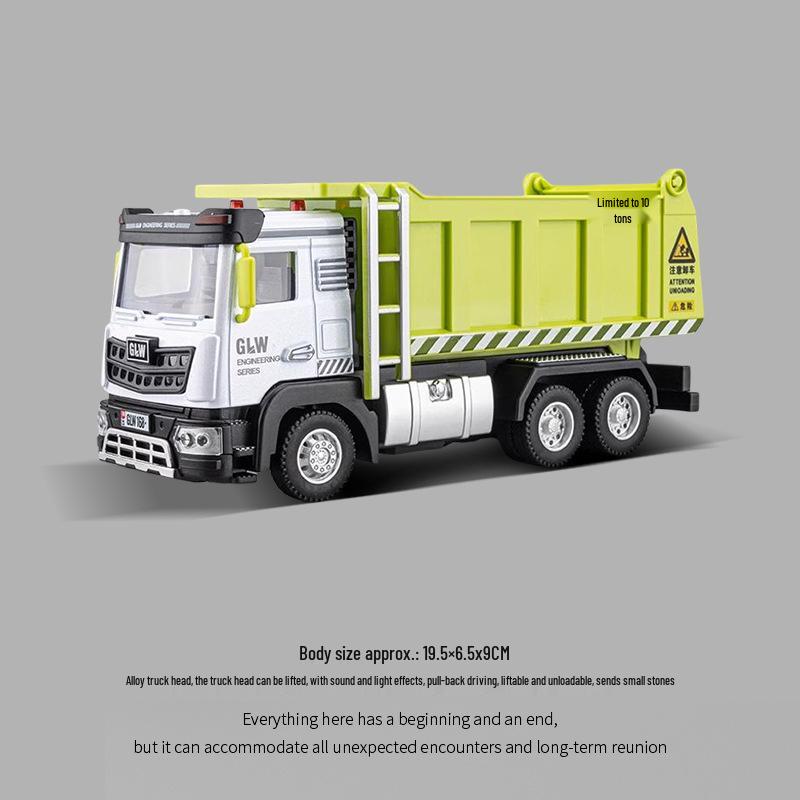 Steel Power Alloy Wheel Loader Toy - Bulldozer & Engineering Vehicle for Kids