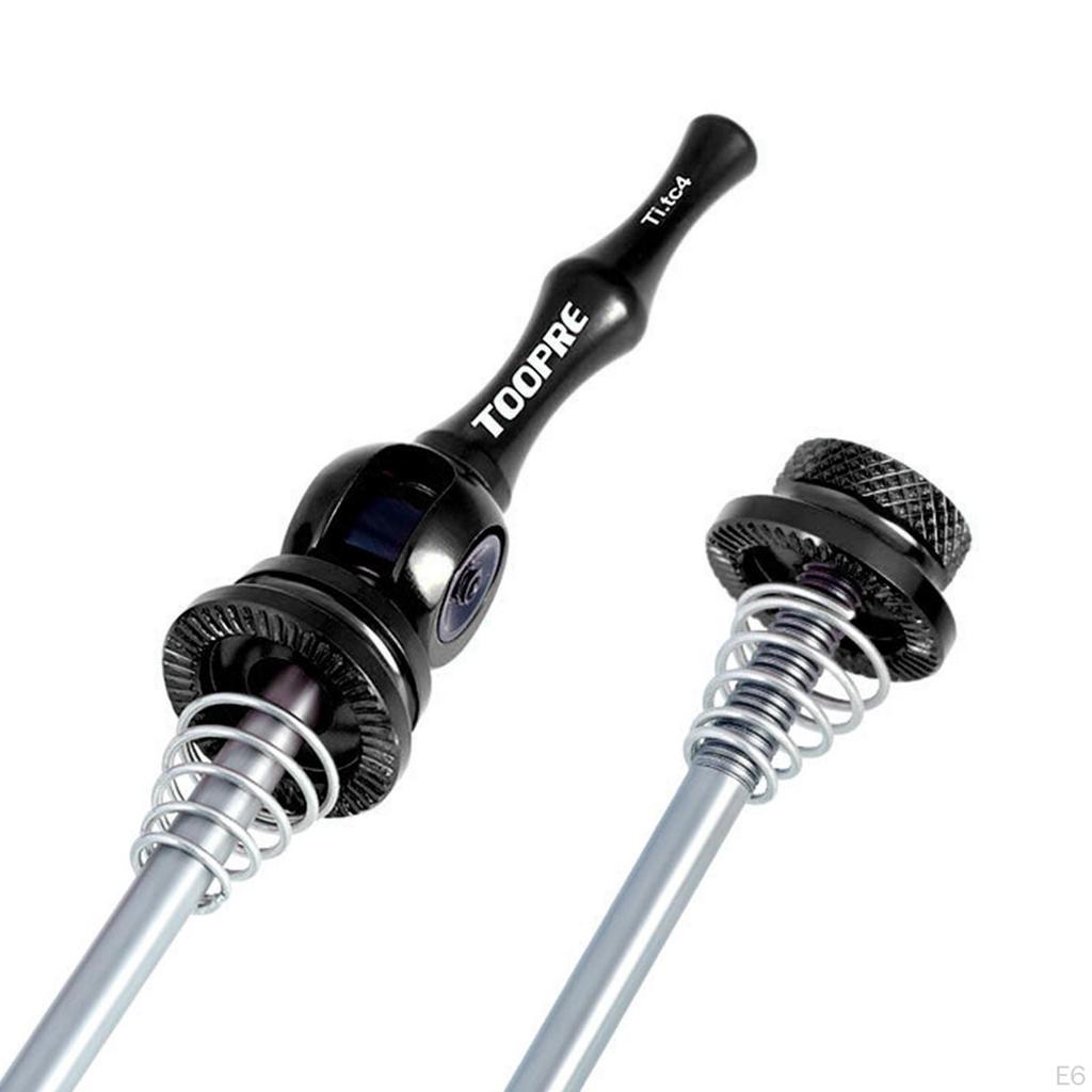 1 Pair Bike Skewers Set 100/135mm Titanium Alloy Universal Front Rear Axle Qr Wheel Hub for Mountain