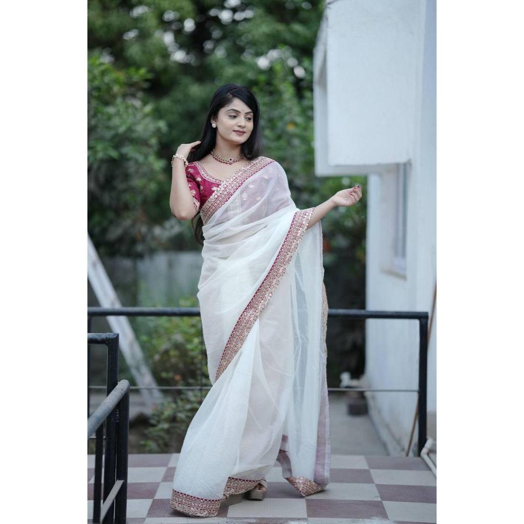 NEUER START – BANARASI CRUSH DESIGNER-SAREE
