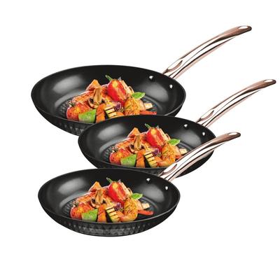 3-piece Ceraflon Coated Frying Pan Set 20, 24, 28 Cm