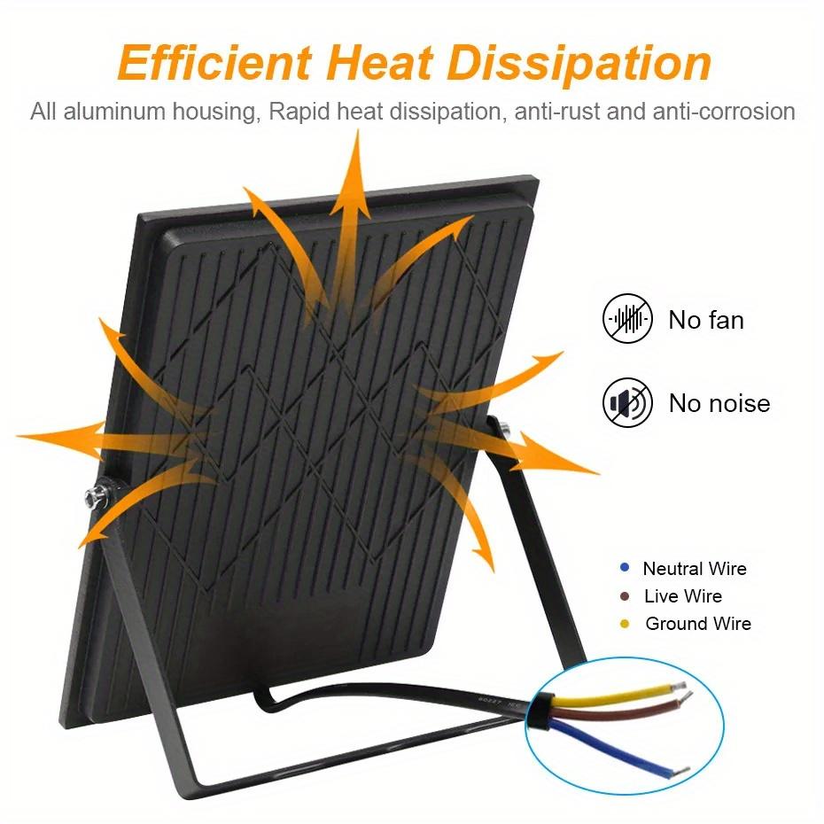 LED Floodlight AC220V 50W IP66 Waterproof For Outdoor Wall Garden 100W LED Reflector Street Lamp 30W Wall Flood Lights