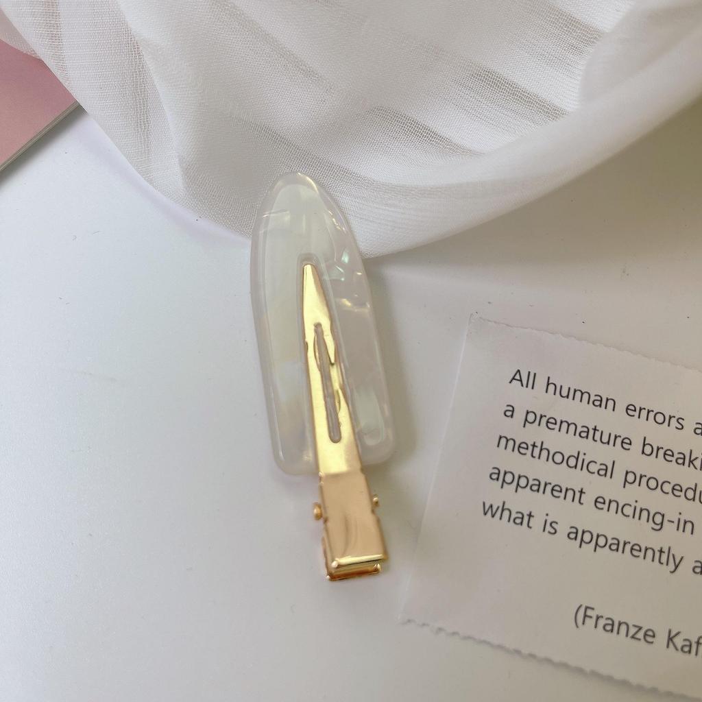 2/3/4/6 stücke Acetat Make-Up Haar Clips Koreanische Mode Gold Weiß Glitter Haar Pin Headwear Mädchen Frauen Haar Zubehör