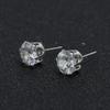 3Pcs/set Fashion Crystal Bridal Jewelry For Women Charm Silver Color Rhinestone Necklace Earrings Bracelet Wedding Party Jewelry