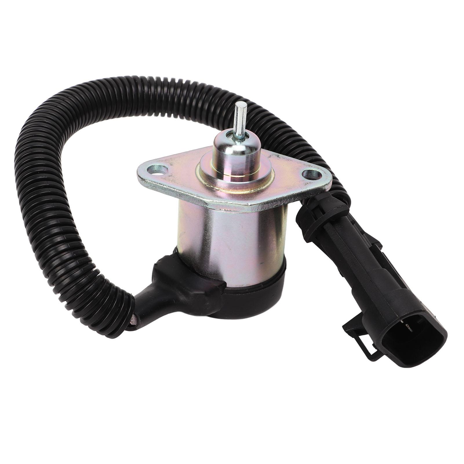 Fishine Fuel Shut Off Solenoid 1G577 60011 12V 3 Pin Shut Down Stop Device Replacement For Bobcat S220 S250 S300 S330 Skid Steer
