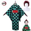Kostým Tanjiro Kimono Cosplay z Oblasti Zábavy Demon Slayer, Kostým pro Anime Role Play